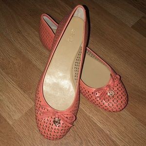Michael Kors coral flats sz 9.5m